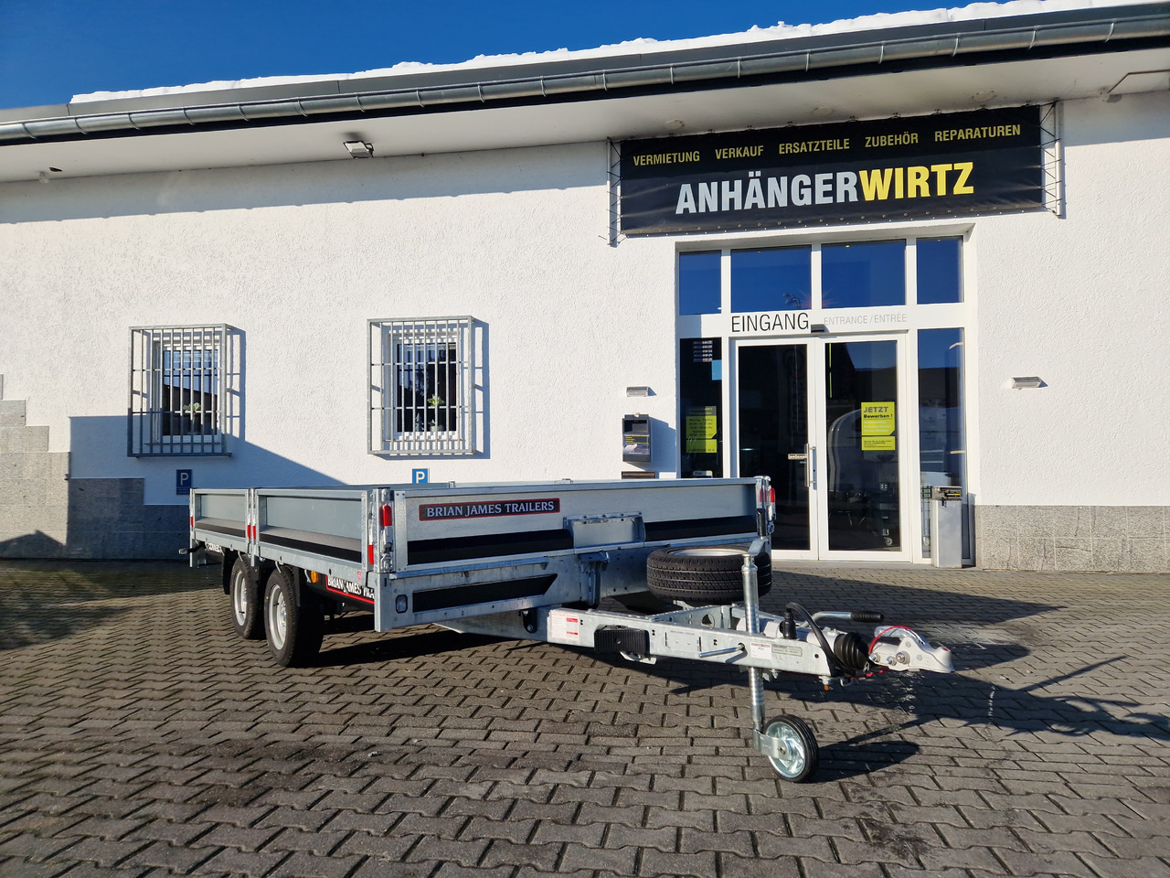 Brian James Trailer Connect 360x215x30cm Blackline Bordwände LED 12" (L) 3500kg - Bortu piekabe/ Platforma: foto 4 Brian James Trailer Connect 360x215x30cm Blackline Bordwände LED 12" (L) 3500kg - Bortu piekabe/ Platforma: foto 4
