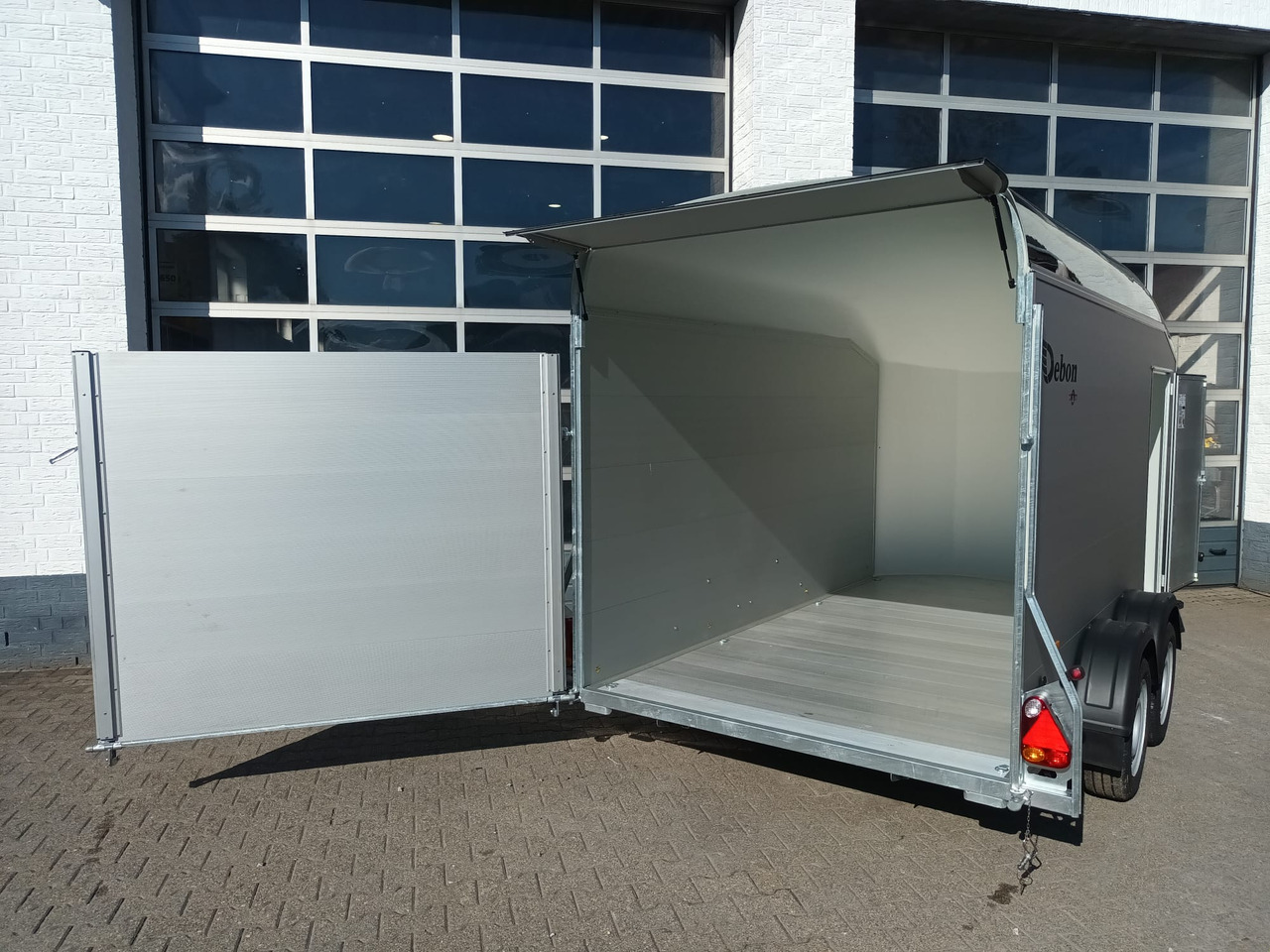 Auto piekabe Cargo Roadster 700 375x180x200cm Alu Poly black Pullman 100km/H 2600kg Modell 2025: foto 10