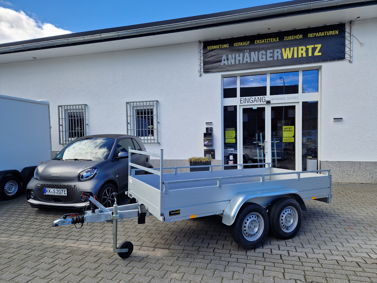 GTT 2000 R 301x126 Aluliner Reling H Gestell 2000kg AKTION - Bortu piekabe/ Platforma: foto 2 GTT 2000 R 301x126 Aluliner Reling H Gestell 2000kg AKTION - Bortu piekabe/ Platforma: foto 2