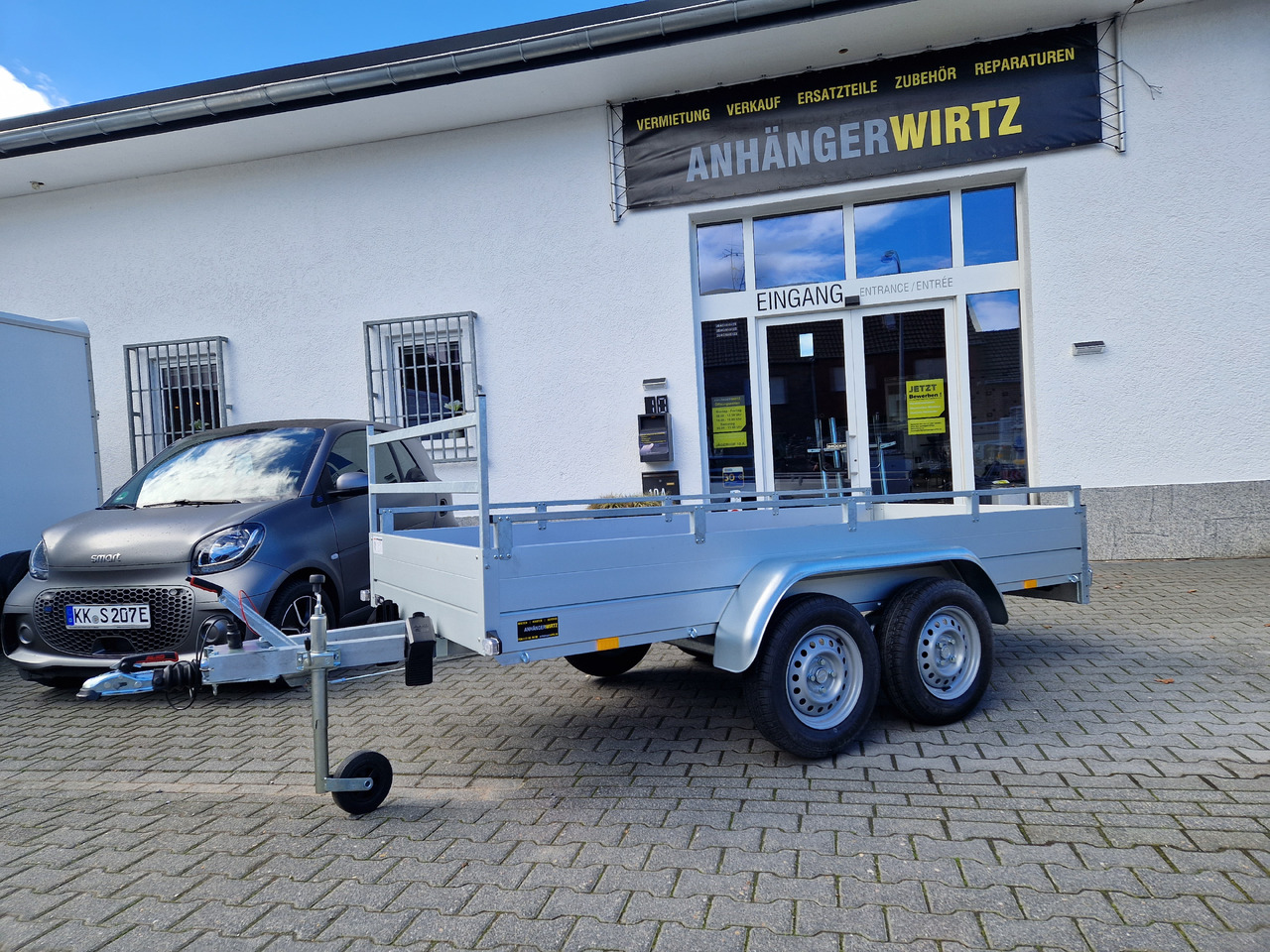GTT 2000 R 301x126 Aluliner Reling H Gestell 2000kg AKTION - Bortu piekabe/ Platforma: foto 4 GTT 2000 R 301x126 Aluliner Reling H Gestell 2000kg AKTION - Bortu piekabe/ Platforma: foto 4