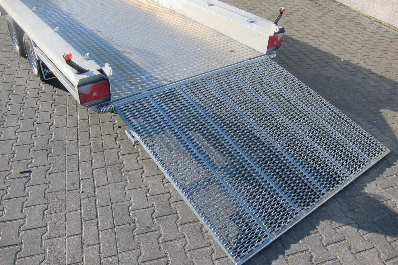 Celtniecības tehnikas piekabe HULCO TERRAX Aluboden 394x180x27cm Heckrampe 150cm (XL) 3500kg: foto 11