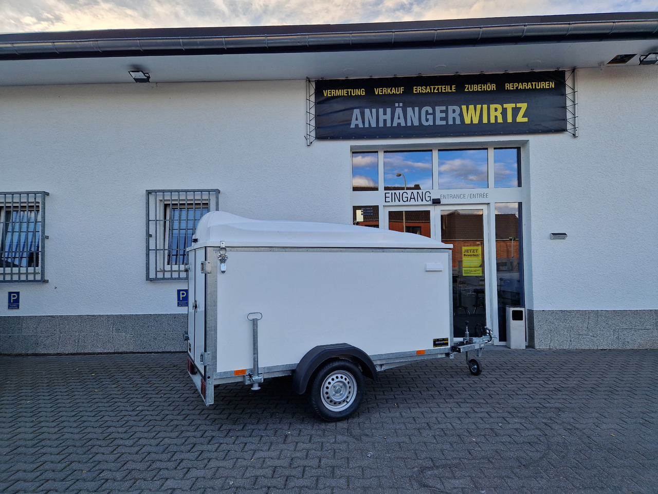 Auto piekabe Kargo Deckel TFDL 250.00 U 245x130x140cm Hecktüren Stützen (S) 100km/H 750kg: foto 7