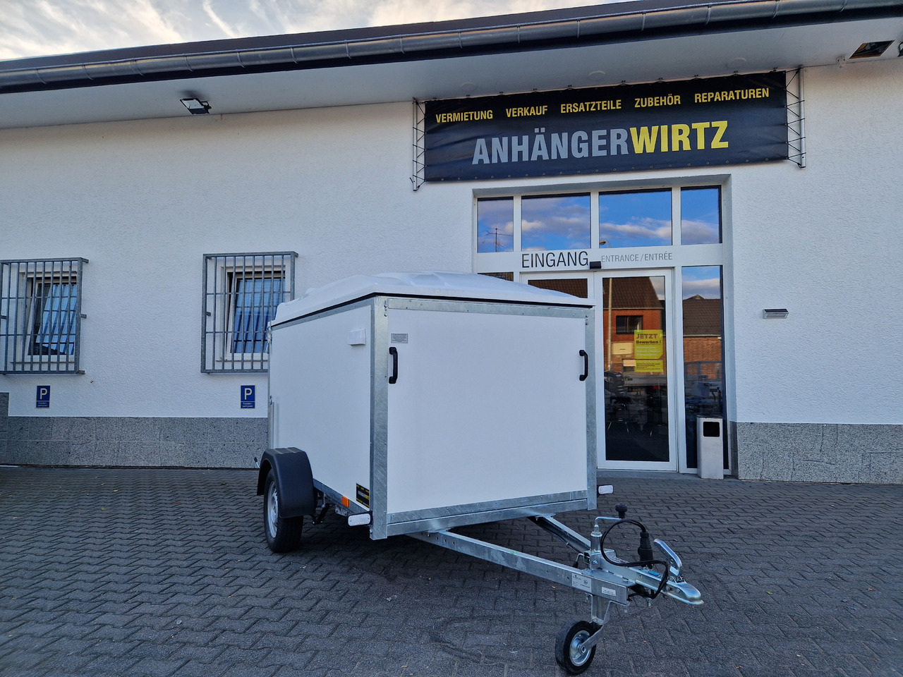 Auto piekabe Kargo Deckel TFDL 250.00 U 245x130x140cm Hecktüren Stützen (S) 100km/H 750kg: foto 14