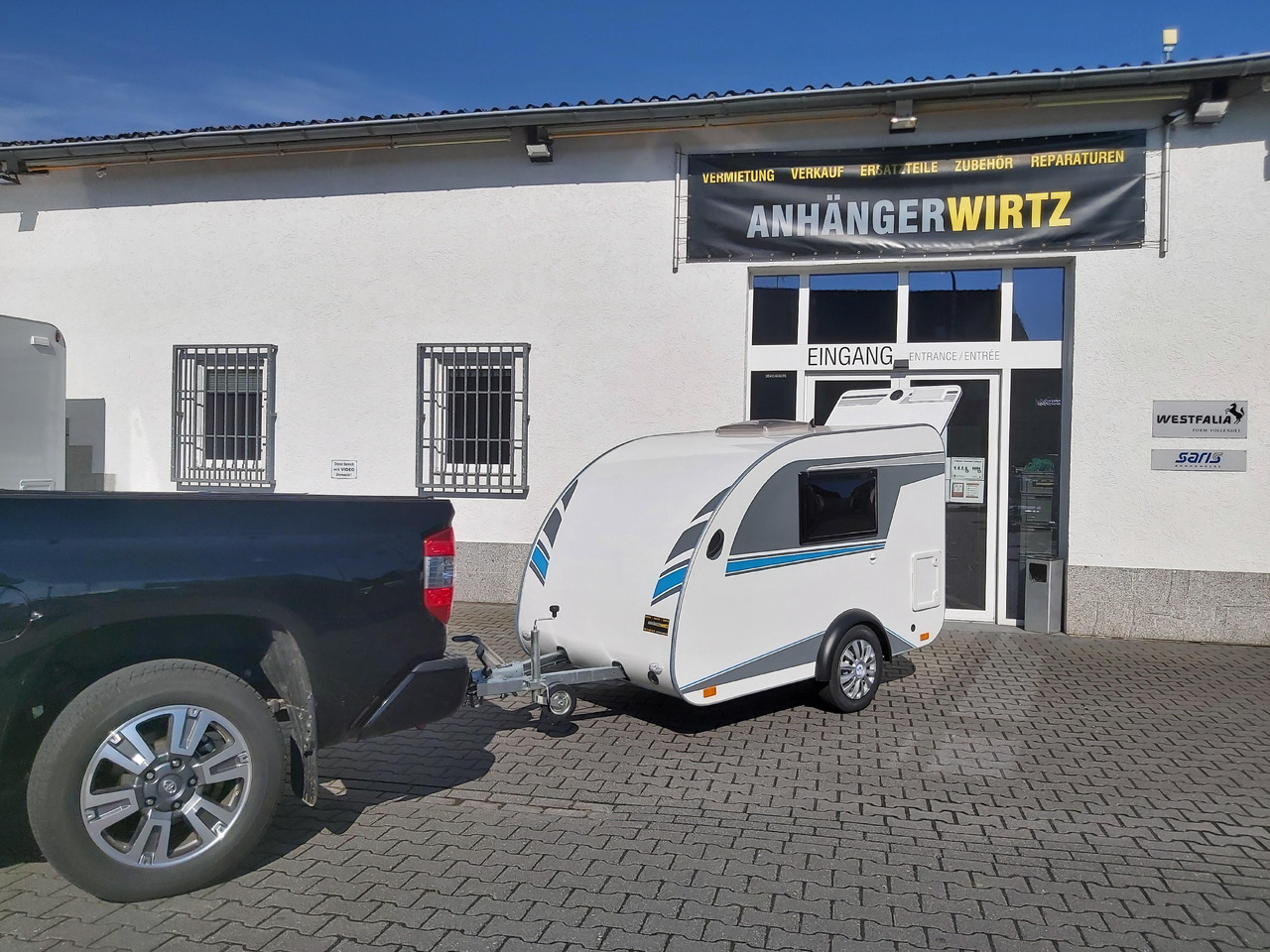 Dzīvojamais treileris Mini Camper Mini Tommy TMC25 252x140x121cm aero V1 Küche 12V/230V 100km/H 750kg gebremst Modell 24: foto 7