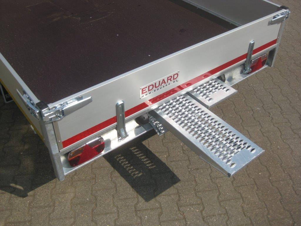 Multi Transporter 406x200x30cm Rampen Seilwinde 13" niedrig Fahrwerk (XL) 2700kg - Bortu piekabe/ Platforma: foto 5 Multi Transporter 406x200x30cm Rampen Seilwinde 13" niedrig Fahrwerk (XL) 2700kg - Bortu piekabe/ Platforma: foto 5