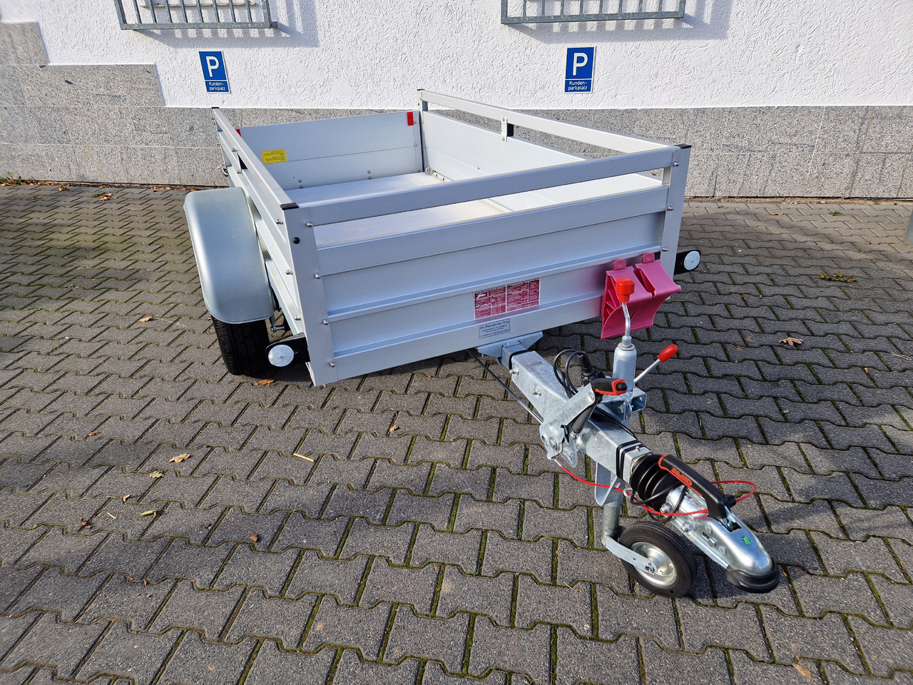 Auto piekabe PKW Anhänger Koch Aluline+ B1000 205x105x40cm ALUBODEN (XS) 1000kg 100km/H Januar Online: foto 12
