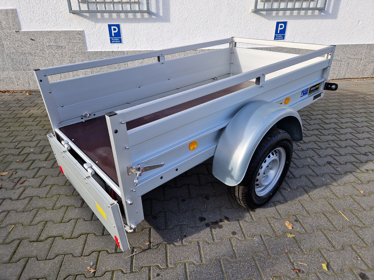 Auto piekabe PKW Anhänger Koch Aluline B1000 205x105x40cm (XS) 1000kg 100 km/H Januar Aktion: foto 8