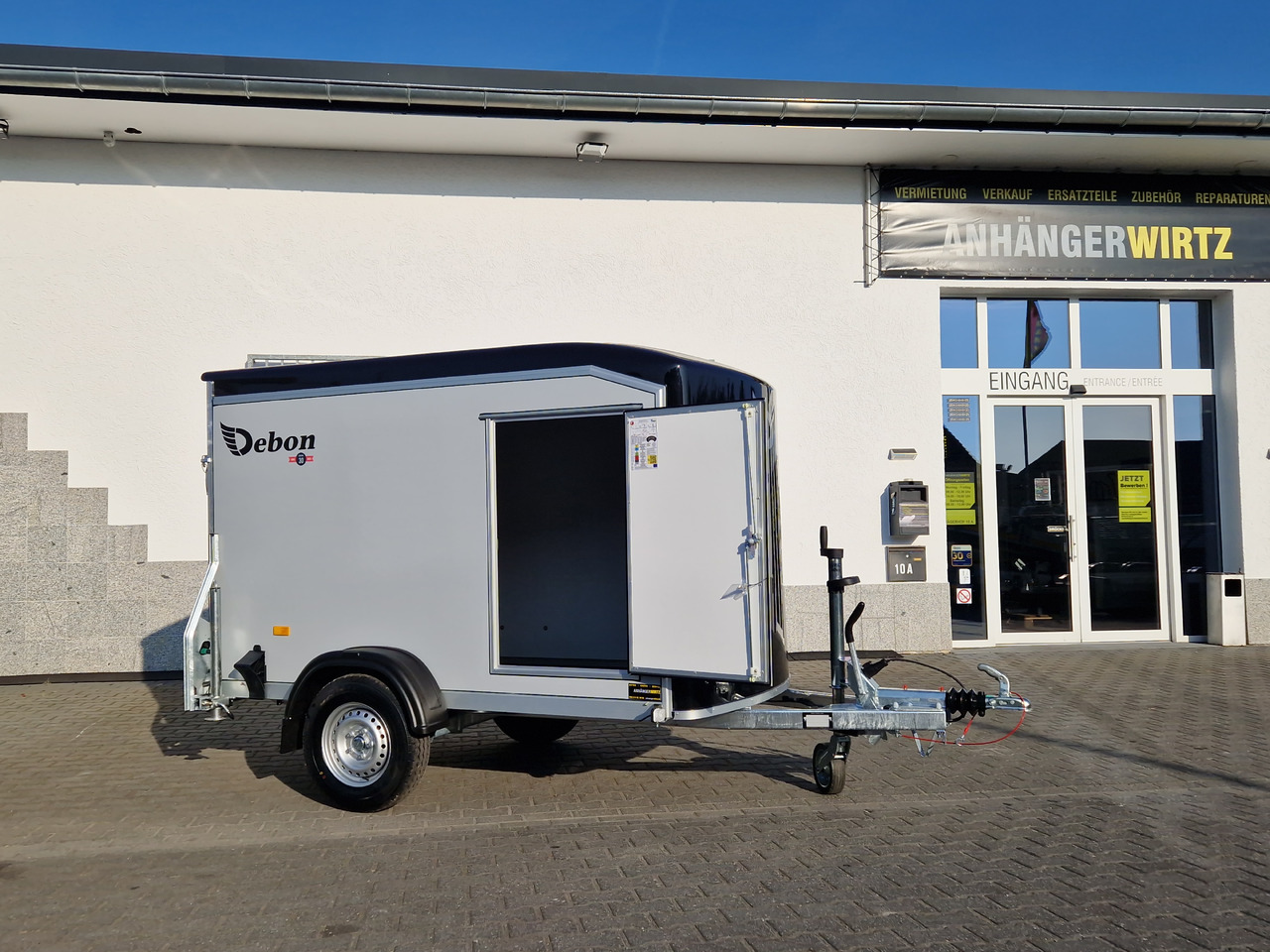 Roadster Sport C255 252x125x154cm aero Sandwich silvergrey Poly black Seitentür 1300kg - Auto piekabe: foto 4 Roadster Sport C255 252x125x154cm aero Sandwich silvergrey Poly black Seitentür 1300kg - Auto piekabe: foto 4