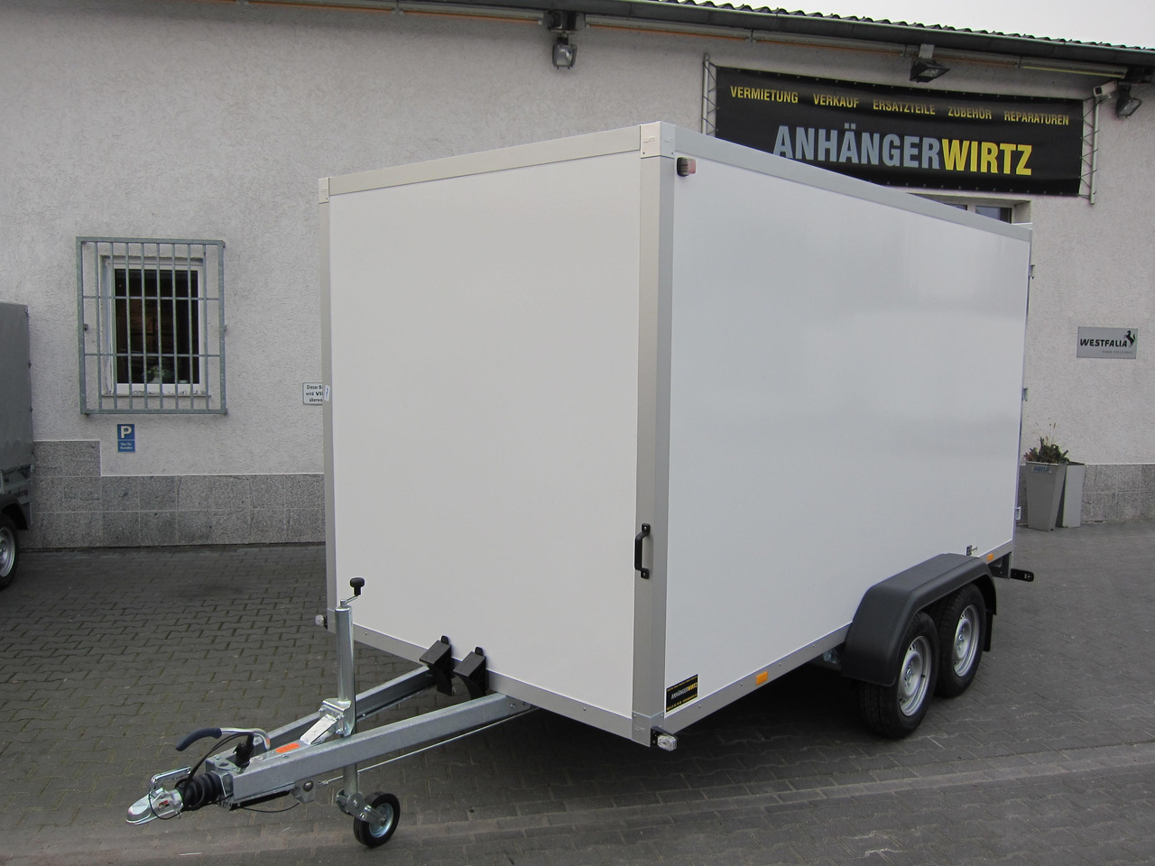 WM Meyer Koffer AZ 2740/185 S35 401x185x205cm (XL) 2700kg Januar Aktion - Piekabe slēgtā virsbūve: foto 3 WM Meyer Koffer AZ 2740/185 S35 401x185x205cm (XL) 2700kg Januar Aktion - Piekabe slēgtā virsbūve: foto 3