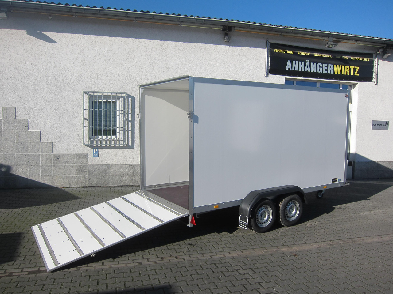 WM Meyer Koffer AZ 2740/185 S35 + Heckrampe 401x185x205cm (XL) 2700kg Januar Aktion Modell 2024 - Piekabe slēgtā virsbūve: foto 1 WM Meyer Koffer AZ 2740/185 S35 + Heckrampe 401x185x205cm (XL) 2700kg Januar Aktion Modell 2024 - Piekabe slēgtā virsbūve: foto 1