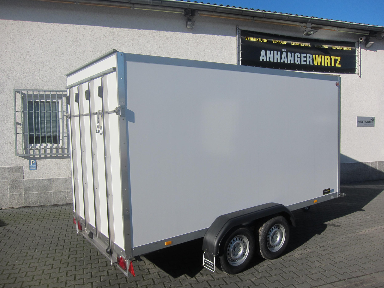 WM Meyer Koffer AZ 2740/185 S35 + Heckrampe 401x185x205cm (XL) 2700kg Januar Aktion Modell 2024 - Piekabe slēgtā virsbūve: foto 5 WM Meyer Koffer AZ 2740/185 S35 + Heckrampe 401x185x205cm (XL) 2700kg Januar Aktion Modell 2024 - Piekabe slēgtā virsbūve: foto 5