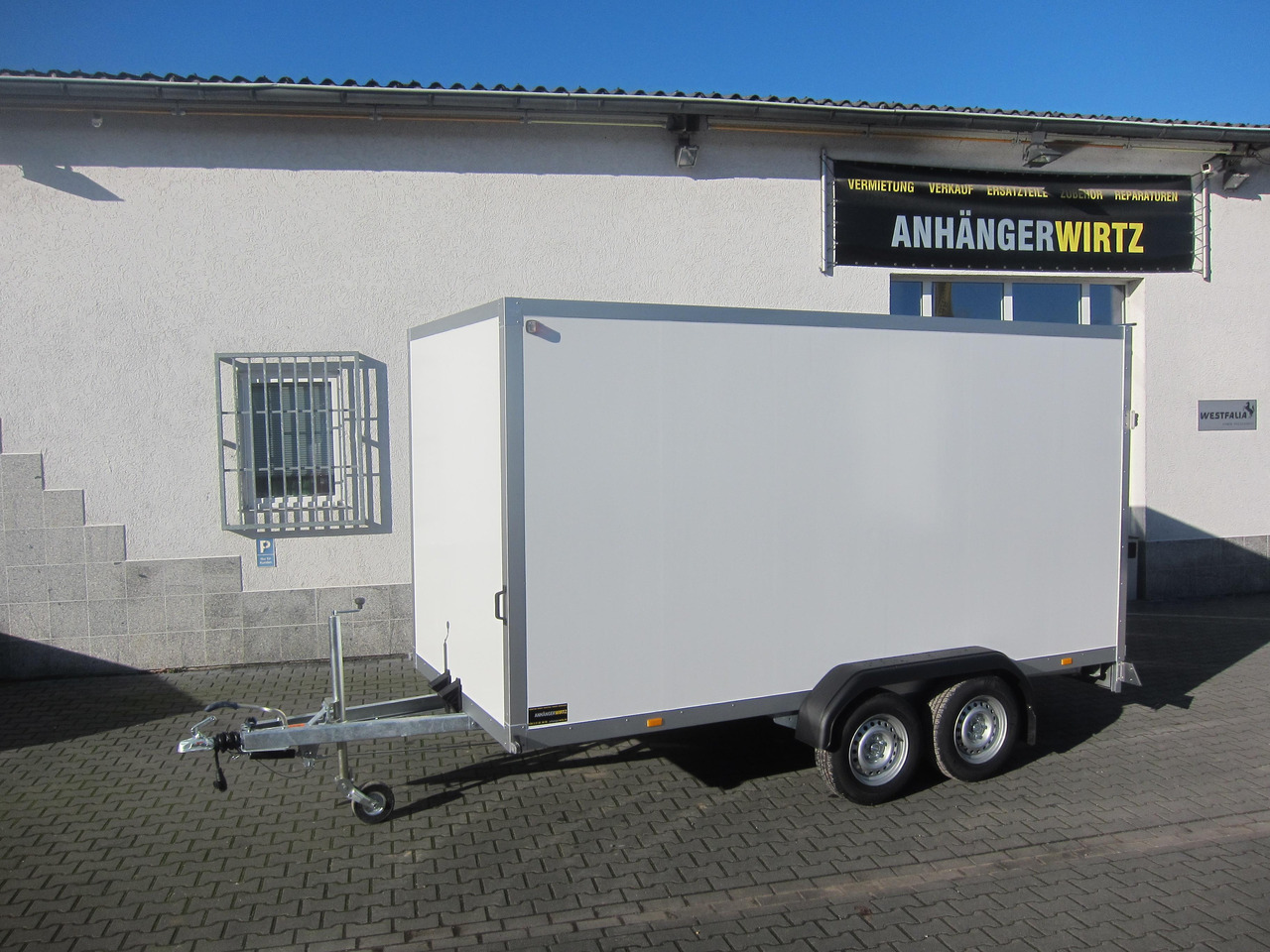 WM Meyer Koffer AZ 2740/185 S35 + Heckrampe 401x185x205cm (XL) 2700kg Januar Aktion Modell 2024 - Piekabe slēgtā virsbūve: foto 2 WM Meyer Koffer AZ 2740/185 S35 + Heckrampe 401x185x205cm (XL) 2700kg Januar Aktion Modell 2024 - Piekabe slēgtā virsbūve: foto 2