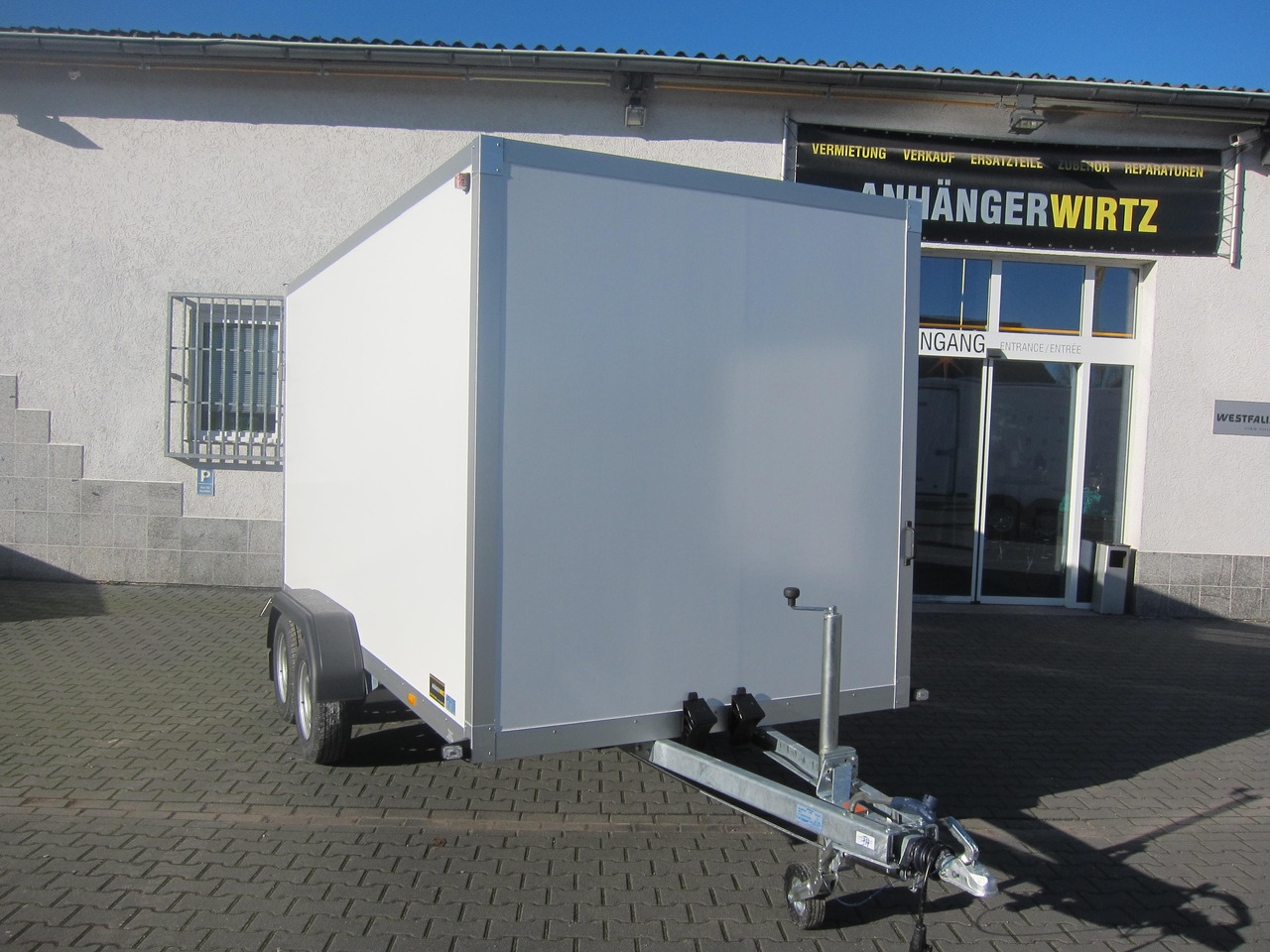 WM Meyer Koffer AZ 2740/185 S35 + Heckrampe 401x185x205cm (XL) 2700kg Januar Aktion Modell 2024 - Piekabe slēgtā virsbūve: foto 3 WM Meyer Koffer AZ 2740/185 S35 + Heckrampe 401x185x205cm (XL) 2700kg Januar Aktion Modell 2024 - Piekabe slēgtā virsbūve: foto 3