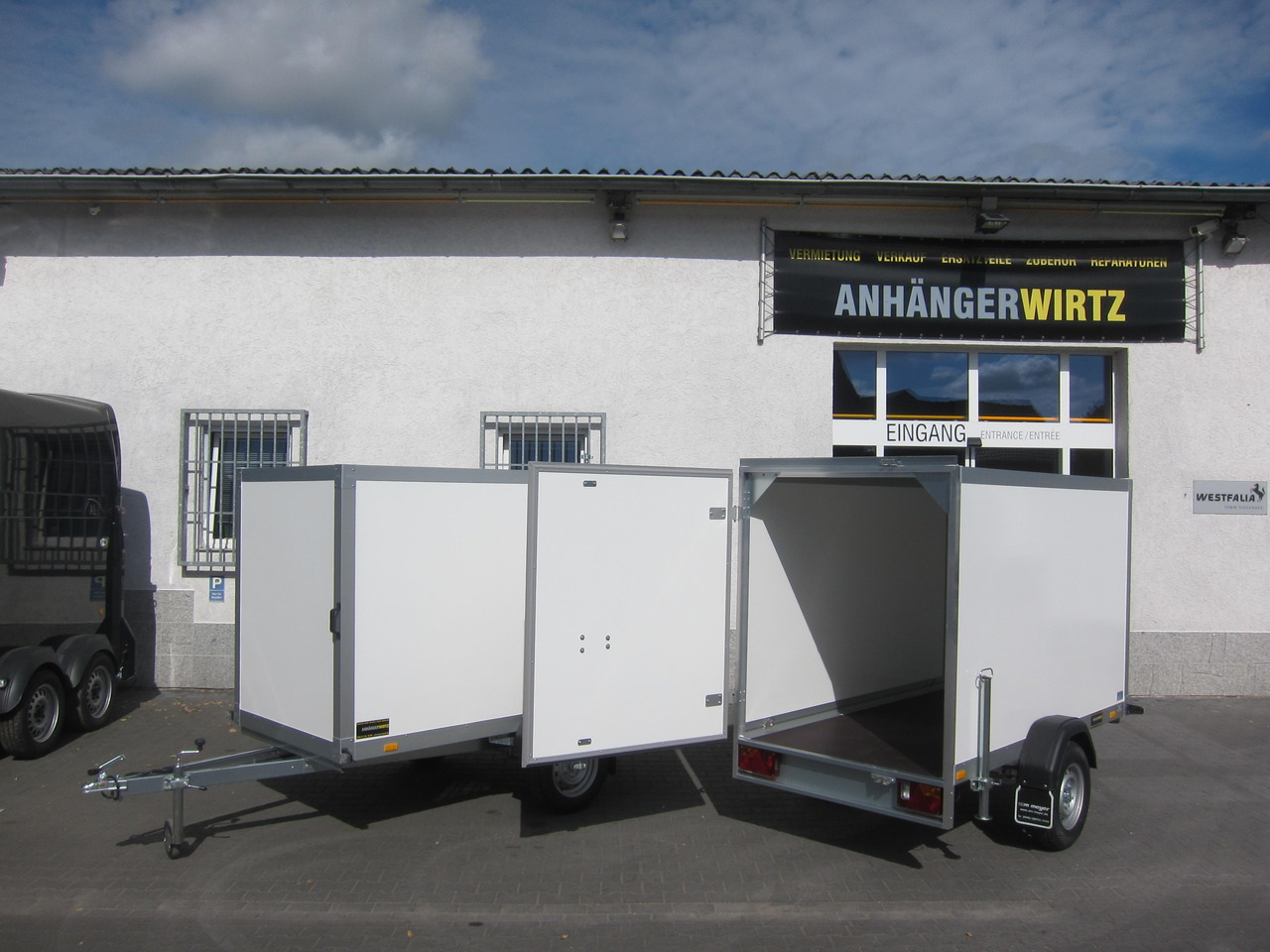 WM Meyer Koffer AZ 7525/126 150 S30 251x126x150cm (S) 750kg online Aktion Modell 2024 - Piekabe slēgtā virsbūve: foto 4 WM Meyer Koffer AZ 7525/126 150 S30 251x126x150cm (S) 750kg online Aktion Modell 2024 - Piekabe slēgtā virsbūve: foto 4