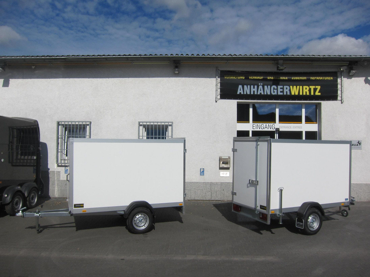 WM Meyer Koffer AZ 7525/126 150 S30 251x126x150cm (S) 750kg online Aktion Modell 2024 - Piekabe slēgtā virsbūve: foto 2 WM Meyer Koffer AZ 7525/126 150 S30 251x126x150cm (S) 750kg online Aktion Modell 2024 - Piekabe slēgtā virsbūve: foto 2