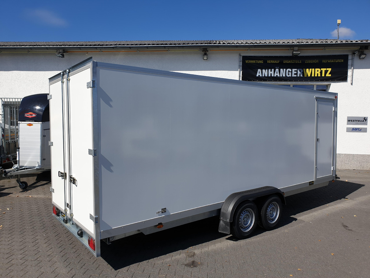 WM Meyer Kofferanhänger AZ 3560/200 S40 601x200x205cm Seitentür Profiline 3500kg Modell 2023 - Piekabe slēgtā virsbūve: foto 3 WM Meyer Kofferanhänger AZ 3560/200 S40 601x200x205cm Seitentür Profiline 3500kg Modell 2023 - Piekabe slēgtā virsbūve: foto 3