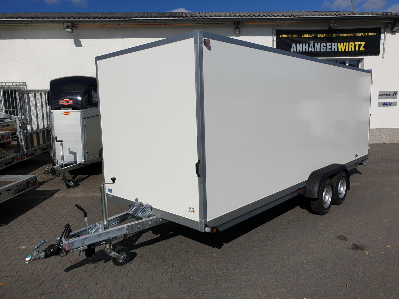 WM Meyer Kofferanhänger AZ 3560/200 S40 601x200x205cm Seitentür Profiline 3500kg Modell 2023 - Piekabe slēgtā virsbūve: foto 4 WM Meyer Kofferanhänger AZ 3560/200 S40 601x200x205cm Seitentür Profiline 3500kg Modell 2023 - Piekabe slēgtā virsbūve: foto 4