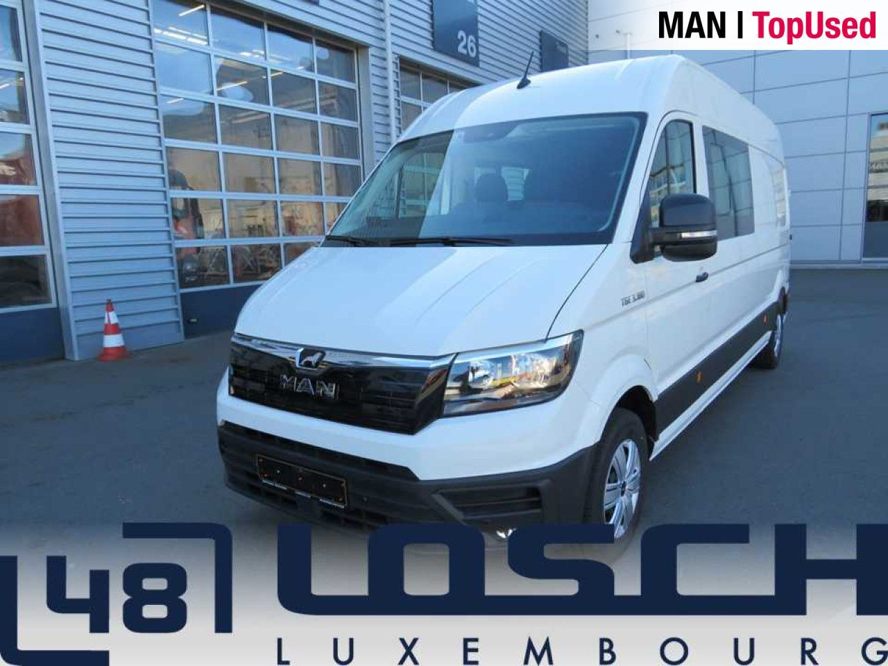 MAN TGE 3.180 4X2F L4H3 SB Doka Kasten Klima AHK ZV - Kravas mikroautobuss, Kravas-pasažieru furgons: foto 1 MAN TGE 3.180 4X2F L4H3 SB Doka Kasten Klima AHK ZV - Kravas mikroautobuss, Kravas-pasažieru furgons: foto 1