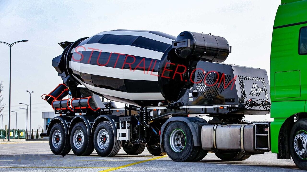 STU 14,7M3 MIXER TRAILER - Betona maisītājs puspiekabe: foto 1 STU 14,7M3 MIXER TRAILER - Betona maisītājs puspiekabe: foto 1