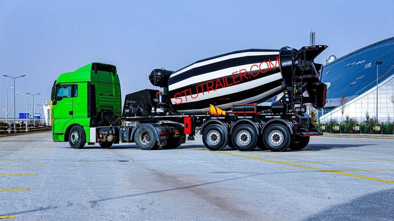 STU 14,7M3 MIXER TRAILER - Betona maisītājs puspiekabe: foto 2 STU 14,7M3 MIXER TRAILER - Betona maisītājs puspiekabe: foto 2