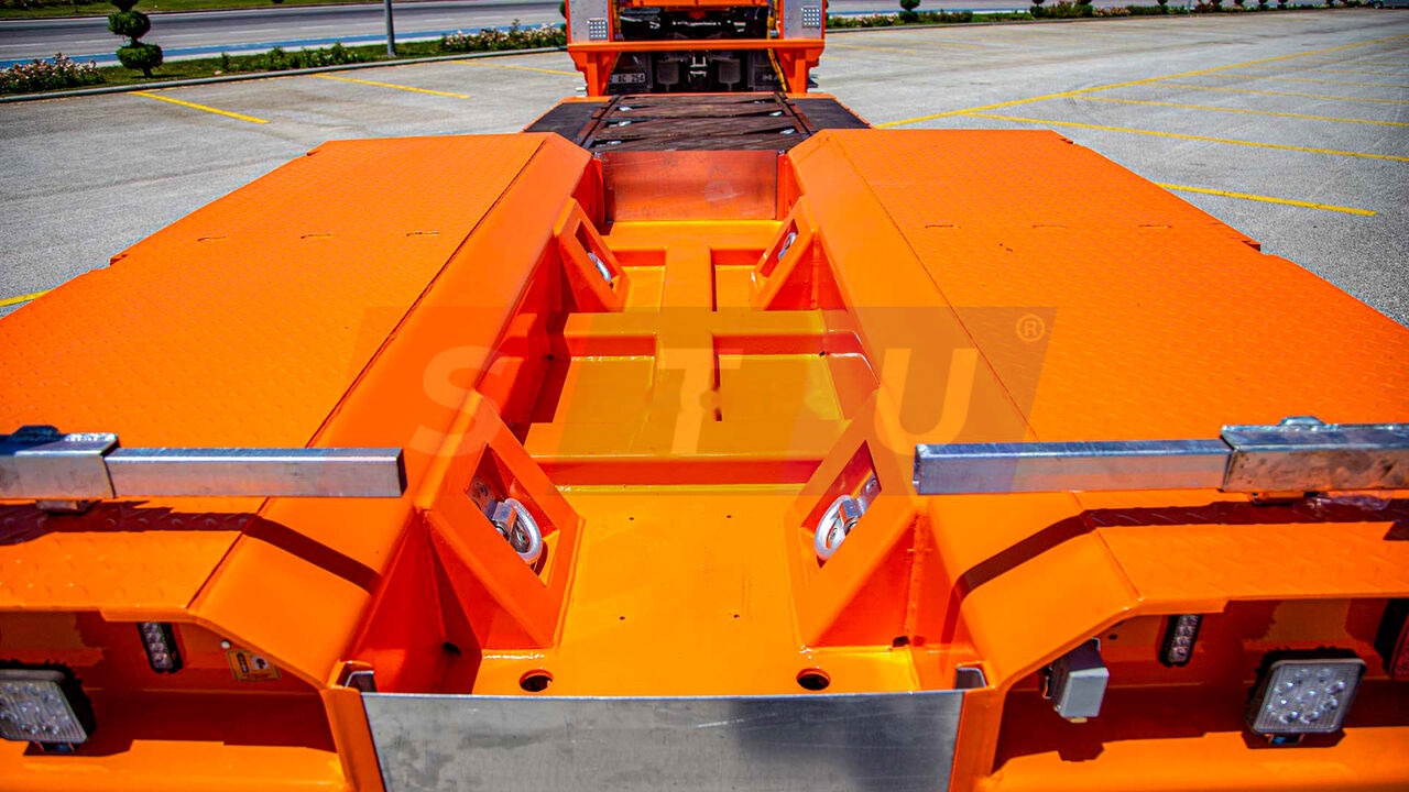 STU 2 Axle Extendable Low Loader - Puspiekabe zema profila platforma: foto 4 STU 2 Axle Extendable Low Loader - Puspiekabe zema profila platforma: foto 4