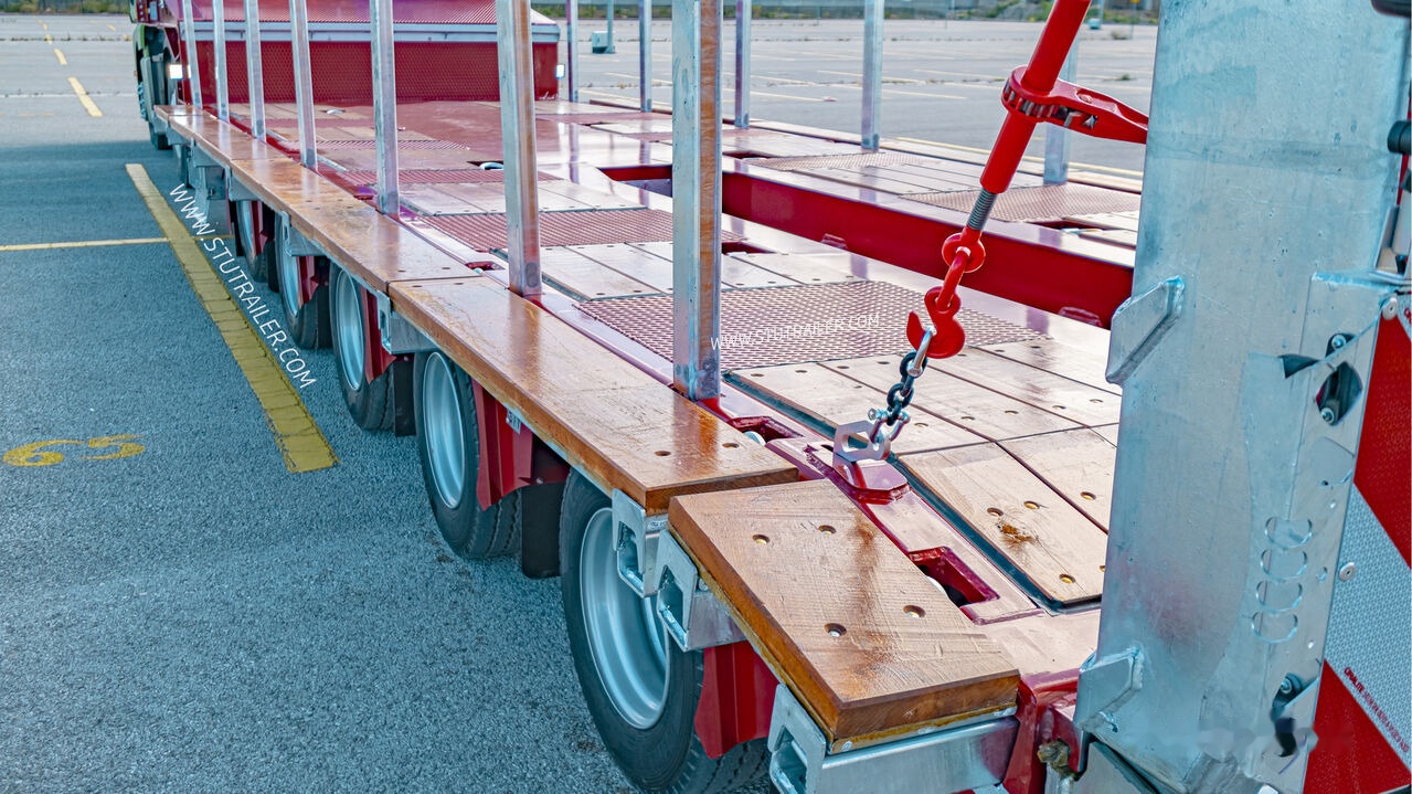 STU 5 Axle Lowbed / Extendable - Puspiekabe zema profila platforma: foto 3 STU 5 Axle Lowbed / Extendable - Puspiekabe zema profila platforma: foto 3