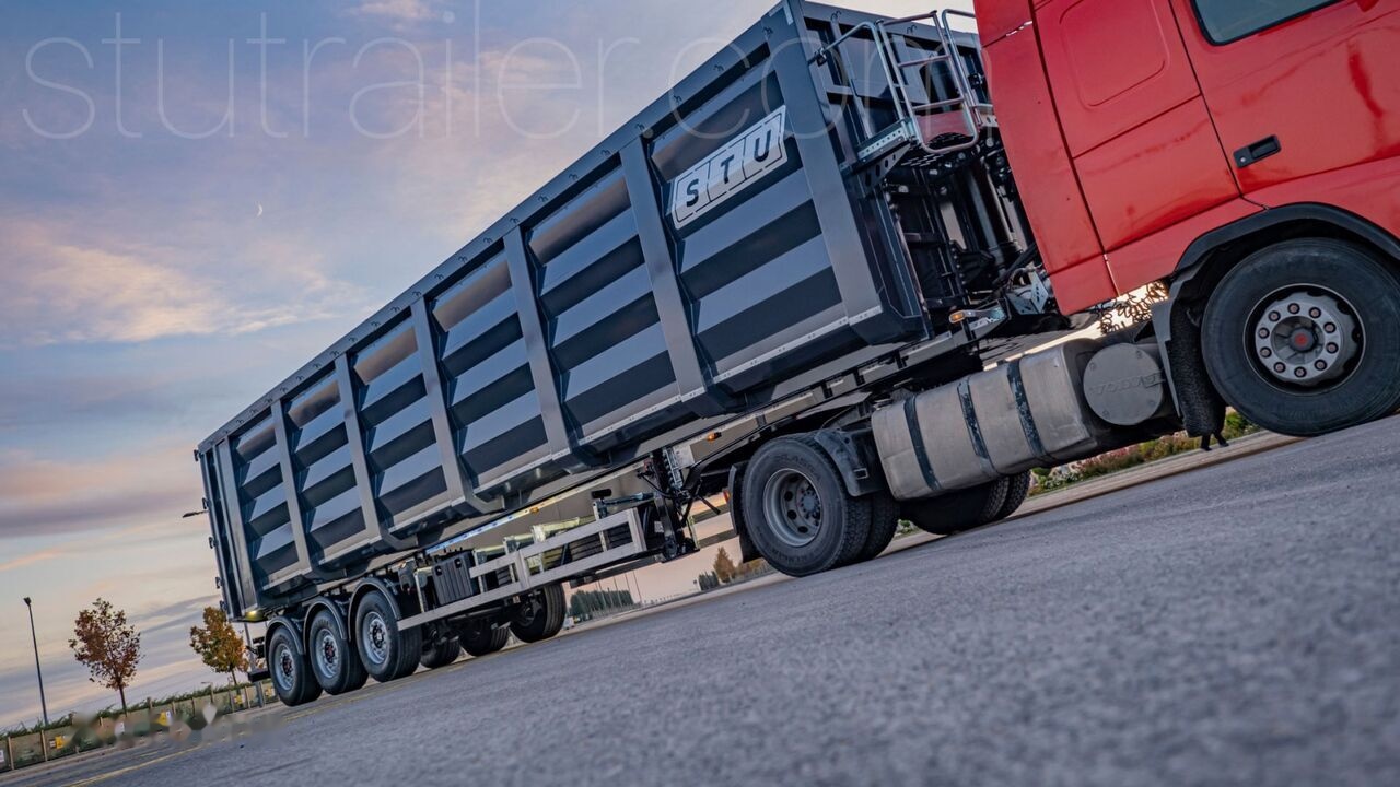 STU 71m3 Tipper Trailer For Scrap Metal - Puspiekabe pašizgāzējs: foto 1 STU 71m3 Tipper Trailer For Scrap Metal - Puspiekabe pašizgāzējs: foto 1