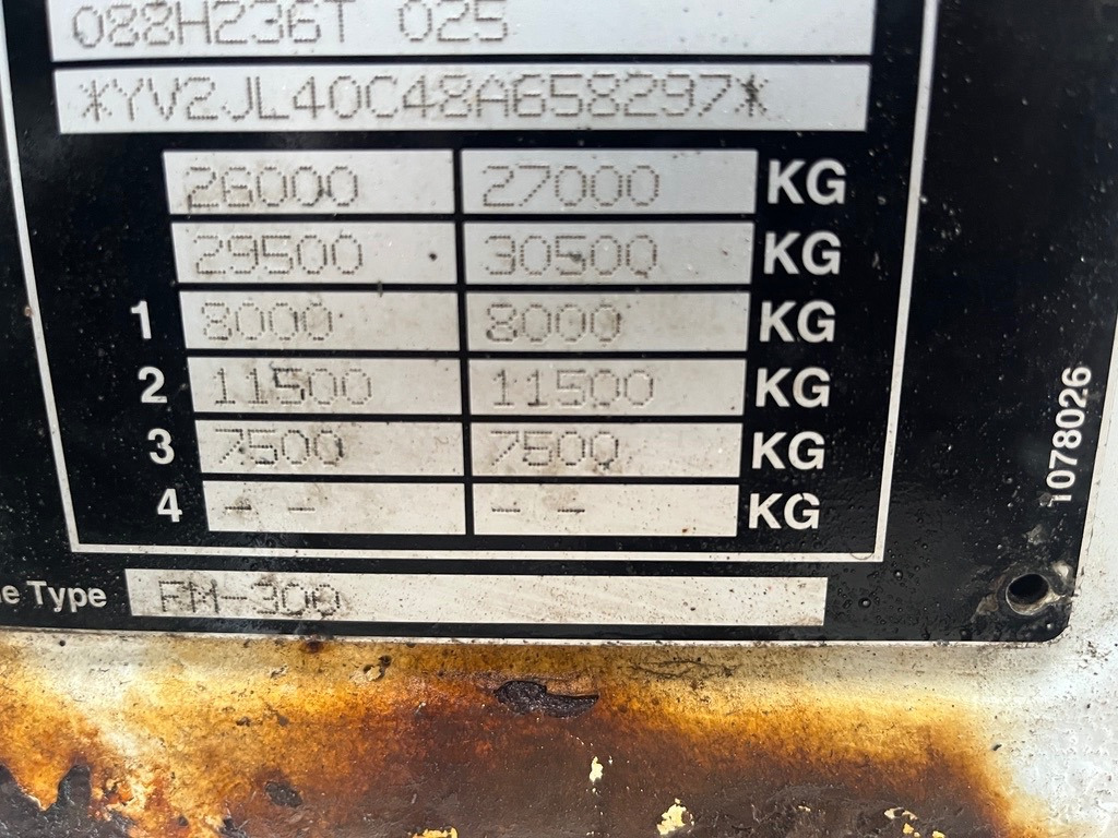 Volvo FM9 300 Euro 4 - Furgons ar slēgtā virsbūve: foto 5 Volvo FM9 300 Euro 4 - Furgons ar slēgtā virsbūve: foto 5