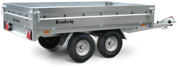 Brenderup 3251STB1300, 1000 kg, Stahl Hochlader, 2500 x 1420 x 350 mm - Auto piekabe: foto 4 Brenderup 3251STB1300, 1000 kg, Stahl Hochlader, 2500 x 1420 x 350 mm - Auto piekabe: foto 4