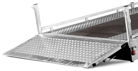 Brenderup 6420 Alu, 64203500, Hochlader kippbar 3,5 t. 4080x2050x100mm - Auto piekabe: foto 2 Brenderup 6420 Alu, 64203500, Hochlader kippbar 3,5 t. 4080x2050x100mm - Auto piekabe: foto 2