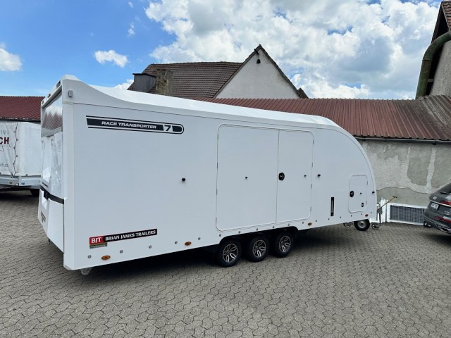 Brian James Race Transporter 7, RT7 397-6023-35-3-10-W, 6000 x 2300 mm, 3,5 to. - Piekabe autovedējs: foto 1 Brian James Race Transporter 7, RT7 397-6023-35-3-10-W, 6000 x 2300 mm, 3,5 to. - Piekabe autovedējs: foto 1