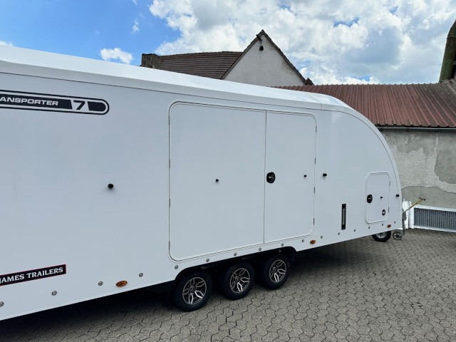 Brian James Race Transporter 7, RT7 397-6023-35-3-10-W, 6000 x 2300 mm, 3,5 to. - Piekabe autovedējs: foto 3 Brian James Race Transporter 7, RT7 397-6023-35-3-10-W, 6000 x 2300 mm, 3,5 to. - Piekabe autovedējs: foto 3