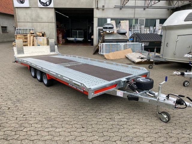 Brian James T Transporter, 231-6023-35-3-12, 6000 x 2380 mm, 3,5 to. kippbar mit Auffahrrampe - Piekabe autovedējs: foto 1 Brian James T Transporter, 231-6023-35-3-12, 6000 x 2380 mm, 3,5 to. kippbar mit Auffahrrampe - Piekabe autovedējs: foto 1