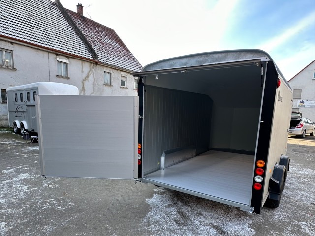 Jaunā Piekabe slēgtā virsbūve Cheval Liberte Debon Roadster 800 Alu +​ Türe 3500 kg, 100 km/h, 435x202x202cm: foto 16