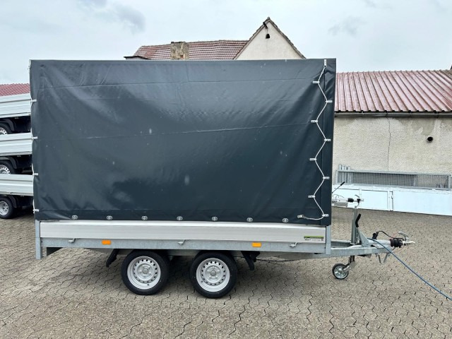 Hapert Azure H-2 Hochlader 3050 x 1600 x 300 mm, mit Plane 180 cm anthrazit ZG 2,0 to. - Auto piekabe: foto 1 Hapert Azure H-2 Hochlader 3050 x 1600 x 300 mm, mit Plane 180 cm anthrazit ZG 2,0 to. - Auto piekabe: foto 1