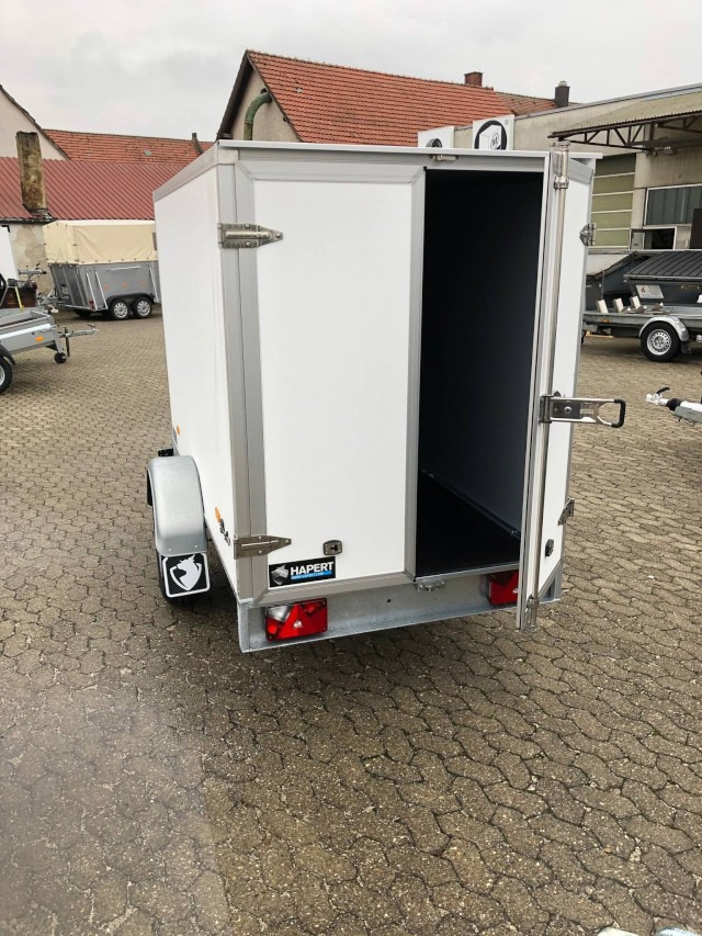 Hapert Sapphire L-1 250x130x150cm, ZG 1,35 to., Koffer Türe - Piekabe slēgtā virsbūve: foto 4 Hapert Sapphire L-1 250x130x150cm, ZG 1,35 to., Koffer Türe - Piekabe slēgtā virsbūve: foto 4