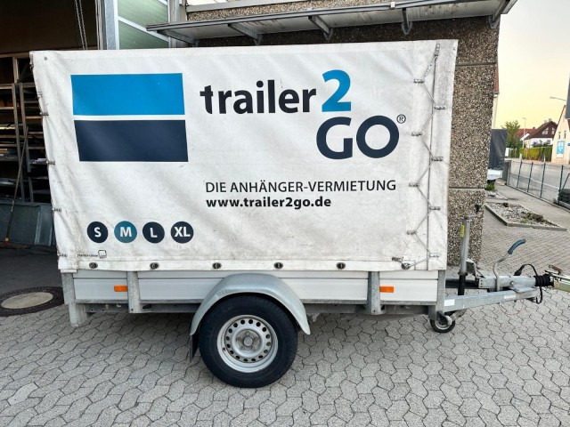 Hapert Tieflader Amigo mit Hochplane 2600 x 1300 x 310 mm, ZG 1,35 to. - Auto piekabe: foto 3 Hapert Tieflader Amigo mit Hochplane 2600 x 1300 x 310 mm, ZG 1,35 to. - Auto piekabe: foto 3