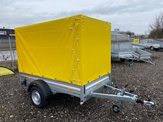 Humbaur HA 132513 mit KV, Hochplane 160 cm, 100 km/h 1300 kg, 2510 x 1310 x 350mm - Auto piekabe: foto 1 Humbaur HA 132513 mit KV, Hochplane 160 cm, 100 km/h 1300 kg, 2510 x 1310 x 350mm - Auto piekabe: foto 1