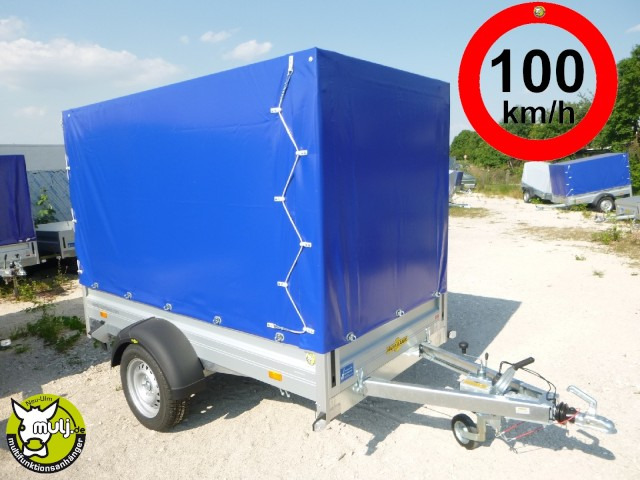 Humbaur HA 132513 mit KV, Hochplane 160 cm, 100 km/h 1300 kg, 2510 x 1310 x 350mm - Auto piekabe: foto 1 Humbaur HA 132513 mit KV, Hochplane 160 cm, 100 km/h 1300 kg, 2510 x 1310 x 350mm - Auto piekabe: foto 1