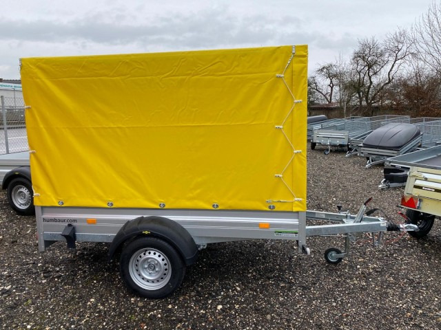 Humbaur HA 132513 mit KV, Hochplane 160 cm, 100 km/h 1300 kg, 2510 x 1310 x 350mm - Auto piekabe: foto 3 Humbaur HA 132513 mit KV, Hochplane 160 cm, 100 km/h 1300 kg, 2510 x 1310 x 350mm - Auto piekabe: foto 3