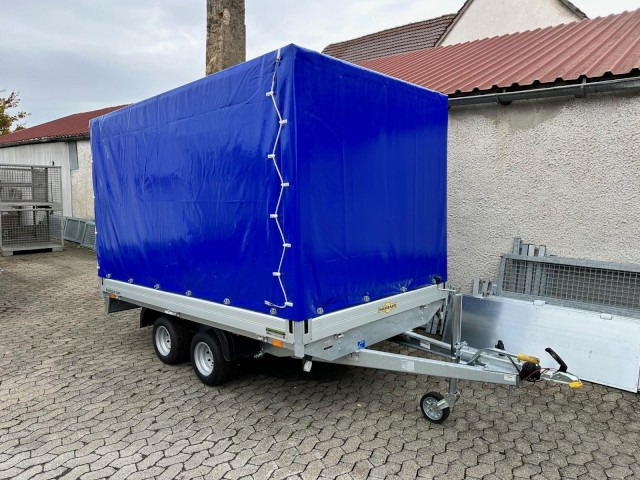 Humbaur HN 253118 Hochlader 2,5 to. Hochplane 200 cm, 100 km/h, 3100 x 1850 x 350 mm - Auto piekabe: foto 1 Humbaur HN 253118 Hochlader 2,5 to. Hochplane 200 cm, 100 km/h, 3100 x 1850 x 350 mm - Auto piekabe: foto 1