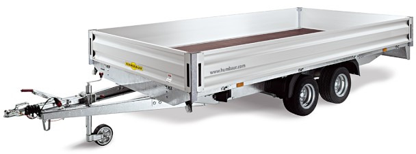 Humbaur HN 254121 Hochlader 2,5 to. 4100 x 2100 x 350 mm - Auto piekabe: foto 1 Humbaur HN 254121 Hochlader 2,5 to. 4100 x 2100 x 350 mm - Auto piekabe: foto 1