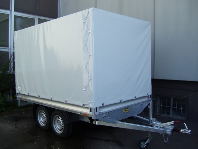 Humbaur HT 253118 Hochlader 2,5 to. mit Hochplane 200 cm - Auto piekabe: foto 1 Humbaur HT 253118 Hochlader 2,5 to. mit Hochplane 200 cm - Auto piekabe: foto 1