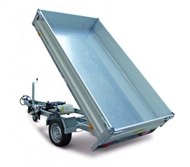 Humbaur HUK 132314 Heckkipper 1,3 t. 2300 x 1400 x 300mm - Piekabe pašizgāzējs: foto 1 Humbaur HUK 132314 Heckkipper 1,3 t. 2300 x 1400 x 300mm - Piekabe pašizgāzējs: foto 1
