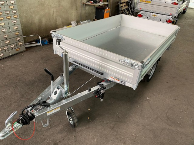 Jaunā Piekabe pašizgāzējs Humbaur HUK 152314 Heckkipper 1,5 t. 2300 x 1400 x 300mm E-Pumpe: foto 6
