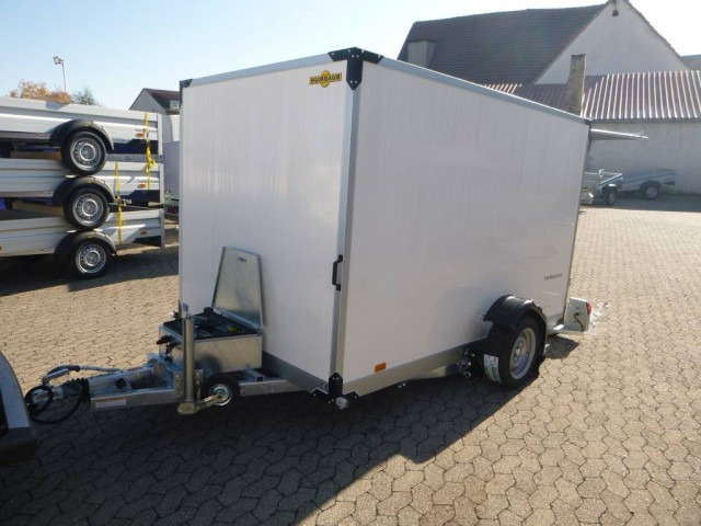 Humbaur Koffer Absenkanhänger mit E-Pumpe HKT 183117-18P, 100 km/h 1,8 t. 3100 x 1765 x 1800 mm - Piekabe slēgtā virsbūve: foto 4 Humbaur Koffer Absenkanhänger mit E-Pumpe HKT 183117-18P, 100 km/h 1,8 t. 3100 x 1765 x 1800 mm - Piekabe slēgtā virsbūve: foto 4