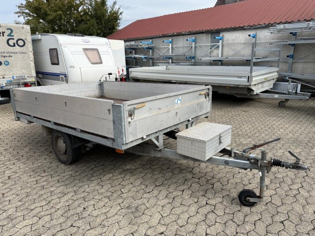 Hymer Anhänger Hochlader, 1000 kg, 2980 x 1920 x 400 mm - Auto piekabe: foto 1 Hymer Anhänger Hochlader, 1000 kg, 2980 x 1920 x 400 mm - Auto piekabe: foto 1