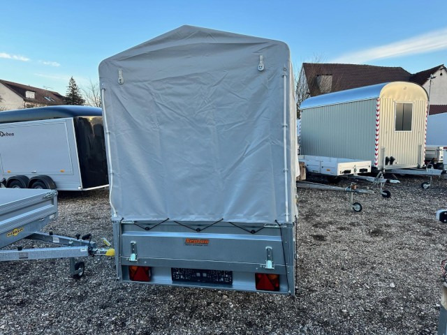 Neptun GN124, N7-263 KPS, 750 kg 2630 x 1450 x 400 mm, mit Hochplane 160 cm - Auto piekabe: foto 4 Neptun GN124, N7-263 KPS, 750 kg 2630 x 1450 x 400 mm, mit Hochplane 160 cm - Auto piekabe: foto 4