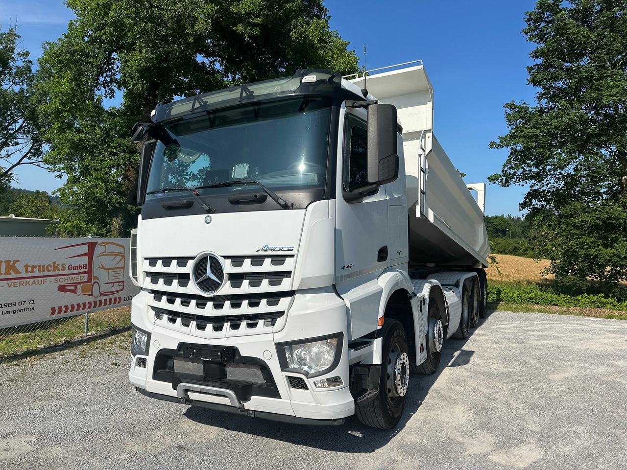 MERCEDES-BENZ Arocs 4451 10x4 Kipper - Kravas automašīna pašizgāzējs: foto 1 MERCEDES-BENZ Arocs 4451 10x4 Kipper - Kravas automašīna pašizgāzējs: foto 1