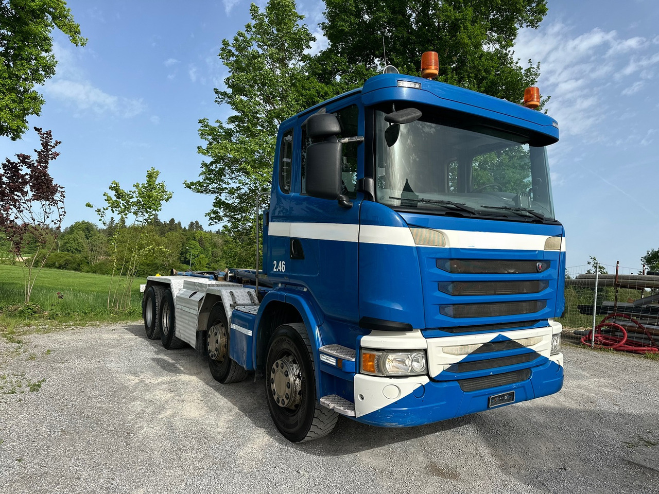 SCANIA G450 8x4 Abrollkipper - Pacēlājs ar āķi: foto 4 SCANIA G450 8x4 Abrollkipper - Pacēlājs ar āķi: foto 4